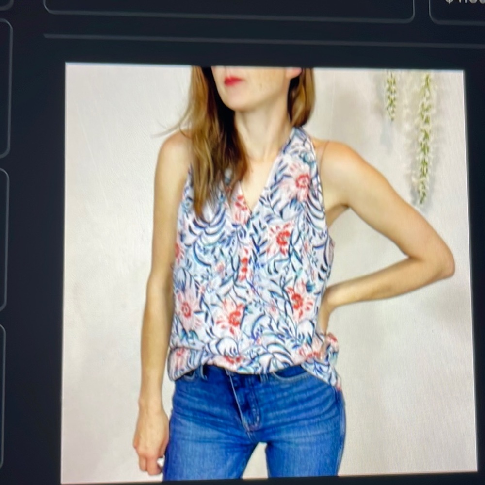 CAbi Stem Floral Blouse 5537